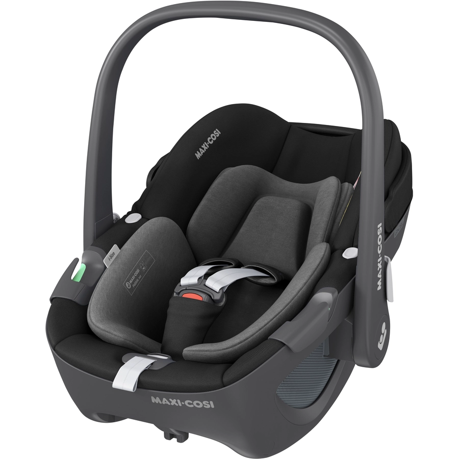 MAXI COSI Kinderwagen Set Leona 2 Essential Black & MAXI COSI Babyschale Pebble 360 Essential Black