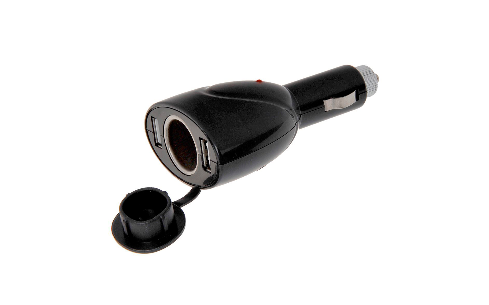 IWH Doppelstecker USB  mit 12 V Dose für Zigarettenanzünder
