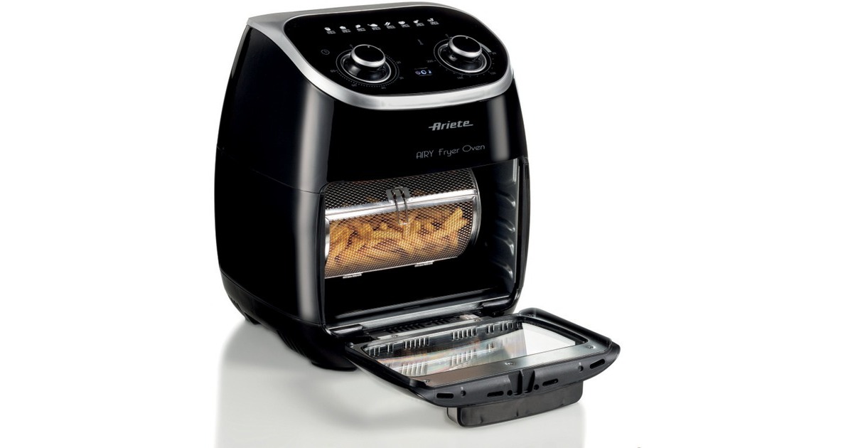 ArieteAiry fryer Oven 4619/00 heteluchtfriteuse  (Zwart, 11 liter)