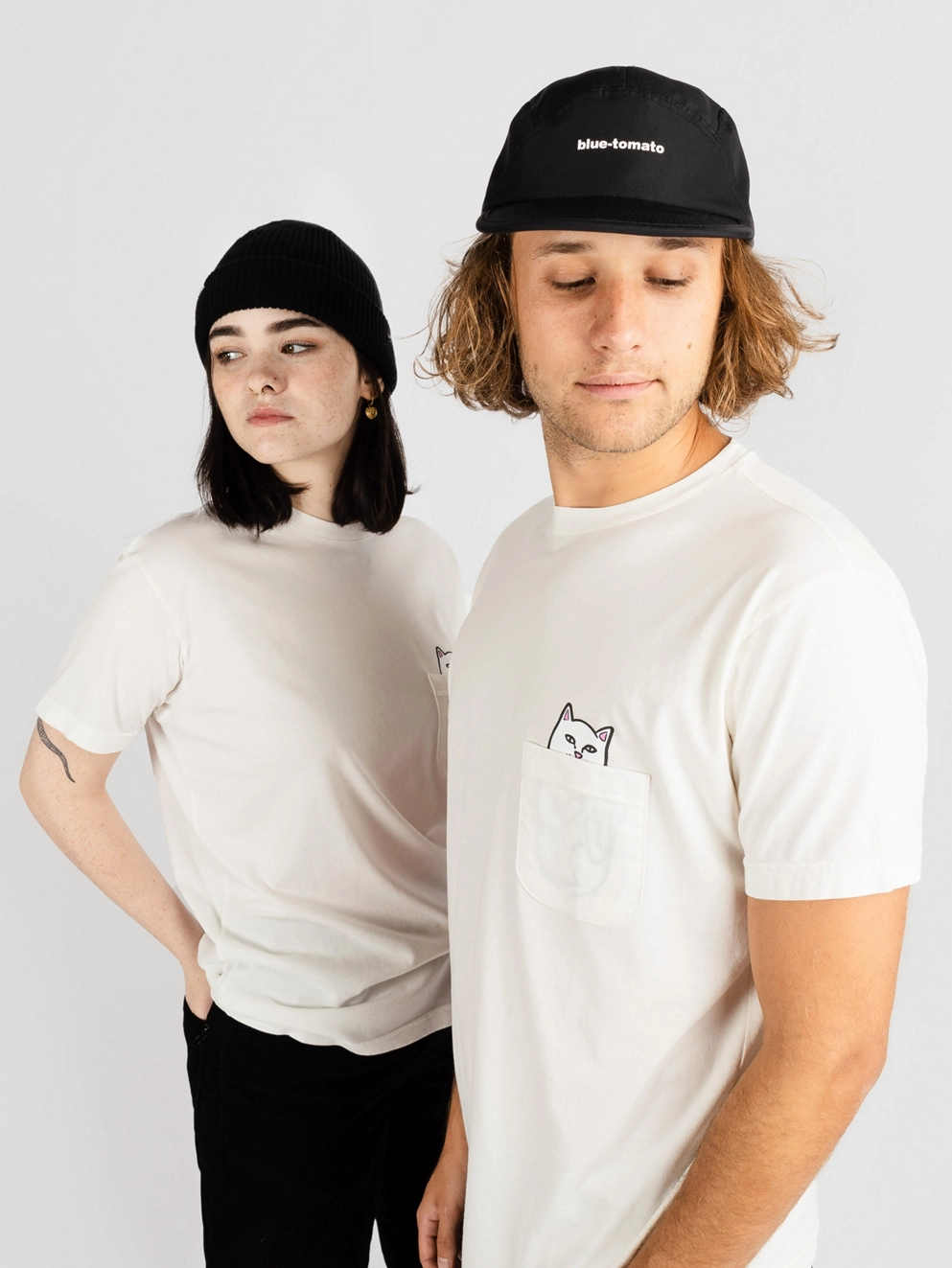 RIPNDIP Lord Nermal Pocket T-Shirt white