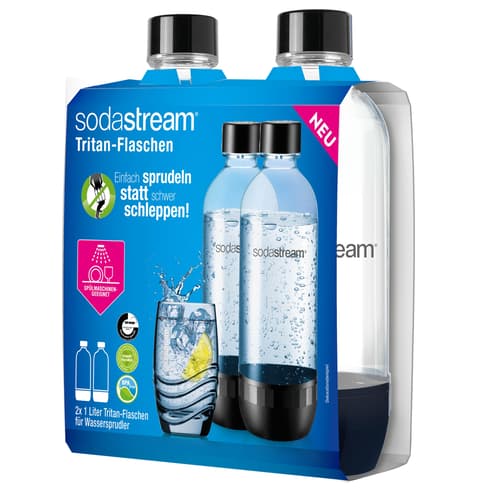 Sodastream KSTFL Fuse DWS 1L schwarz 2er