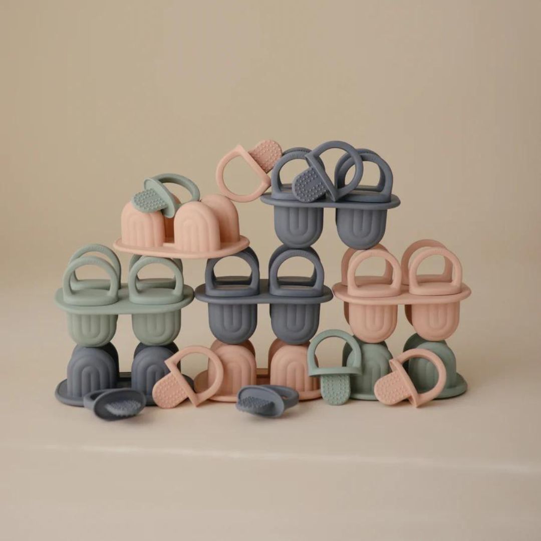 Mushie ijsvormen - blush