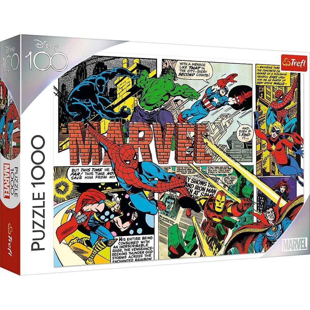 Puzzle 1000   100 Jahre / Die unbesiegten Avengers