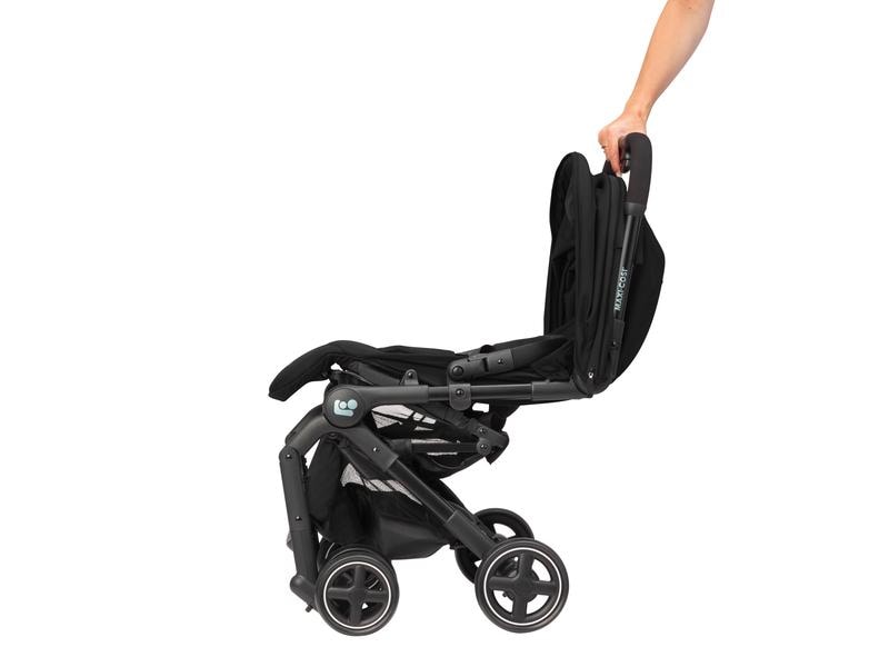 MAXI-COSI Buggy Lara2 Schwarz Kinderwagen für enge Räume und grosse Abenteuer
