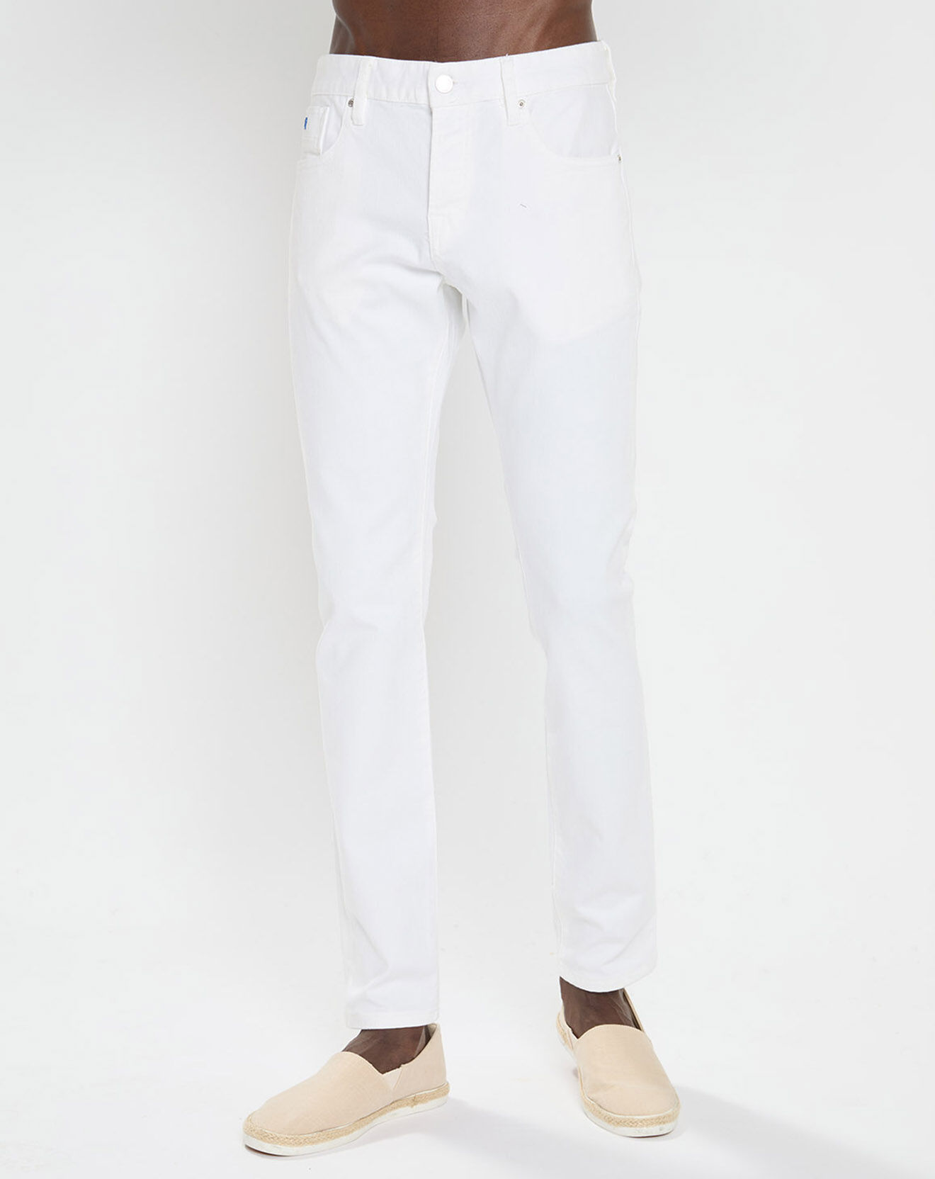 Scotch & Soda Jean Slim Fit Ralton blanc