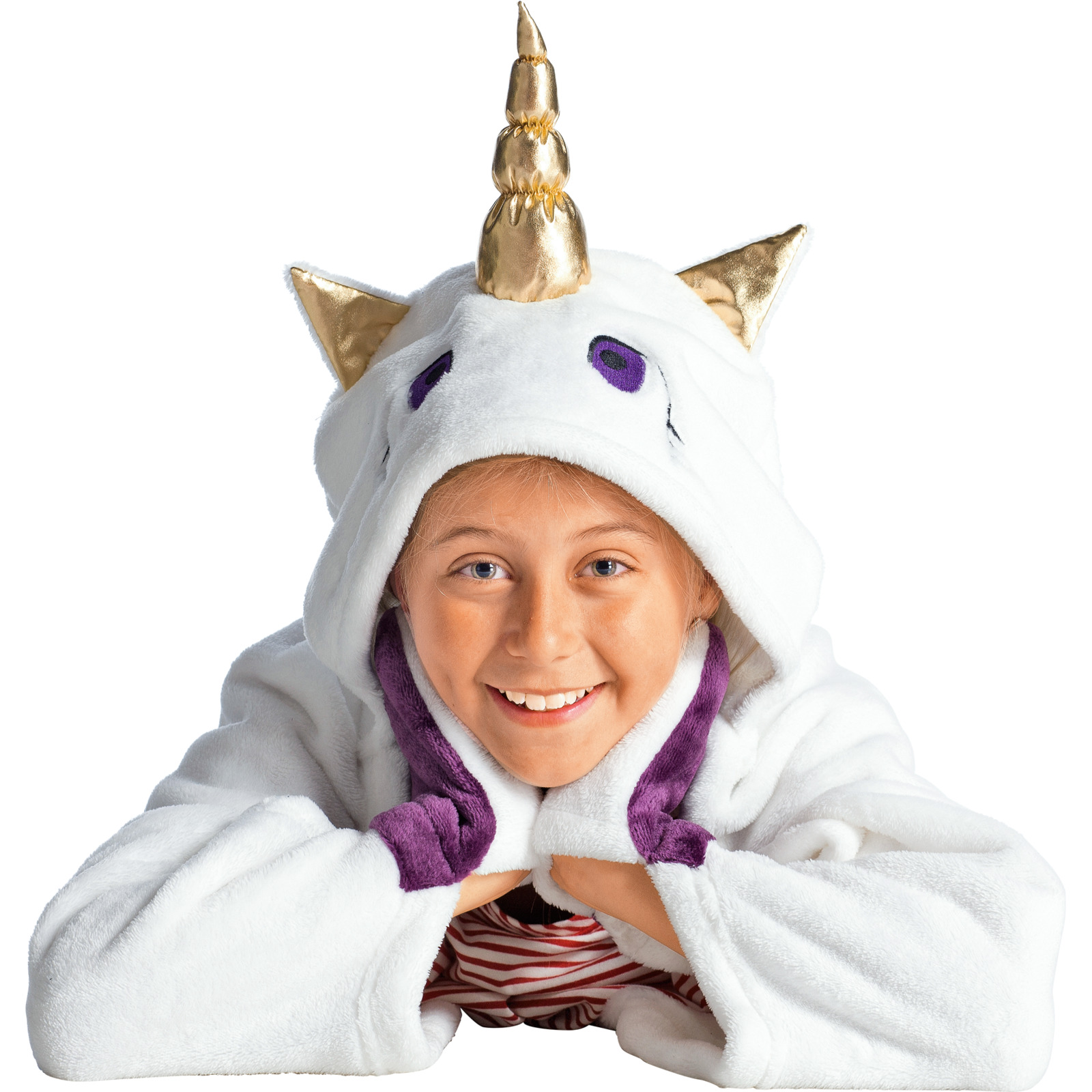 Kinder-Kapuzendecke Einhorn
