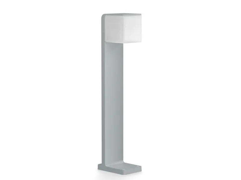 Steinel 055486 LED AUSSENLEUCHTE GL 80 SC SI LED-udendørs vægbelysning med bevægelsessensor LED (RGB) uden 9.1 W Sølv