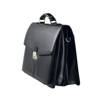 Oberthur Vancouver - Cartable rigide 2 compartiments - noir