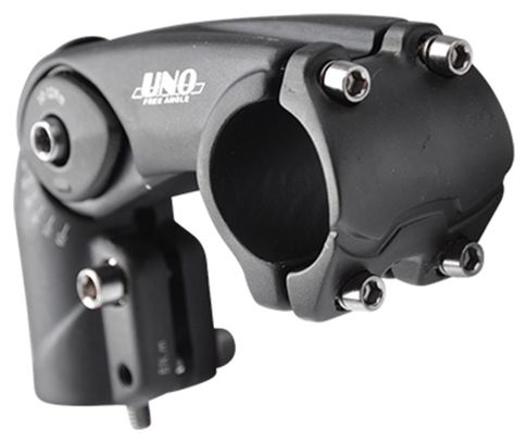 POTENCE REGLABLE AHEAD SET 1''1/8 L110 UNO ALU 6061 NOIR HT 62MM 0/ 60° (CINTRE 31.8)