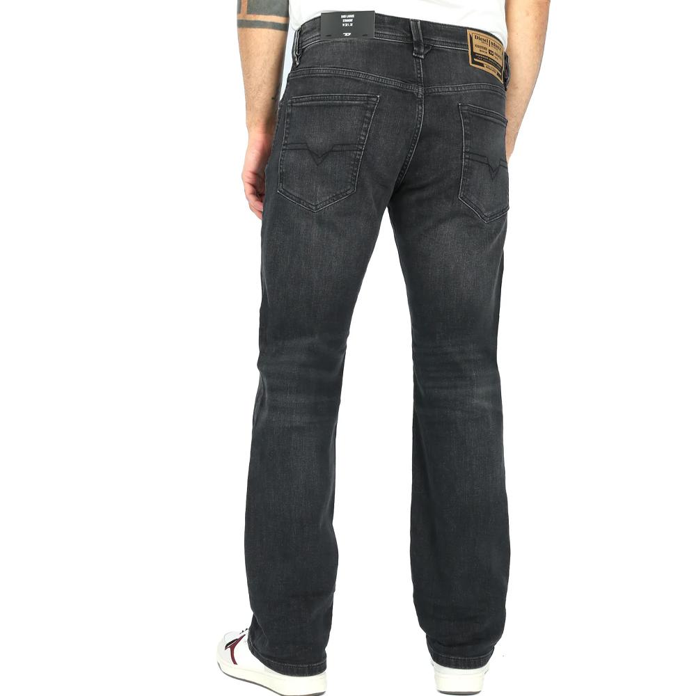 Diesel Jean Straight Gris Foncé Homme Diesel Larkee