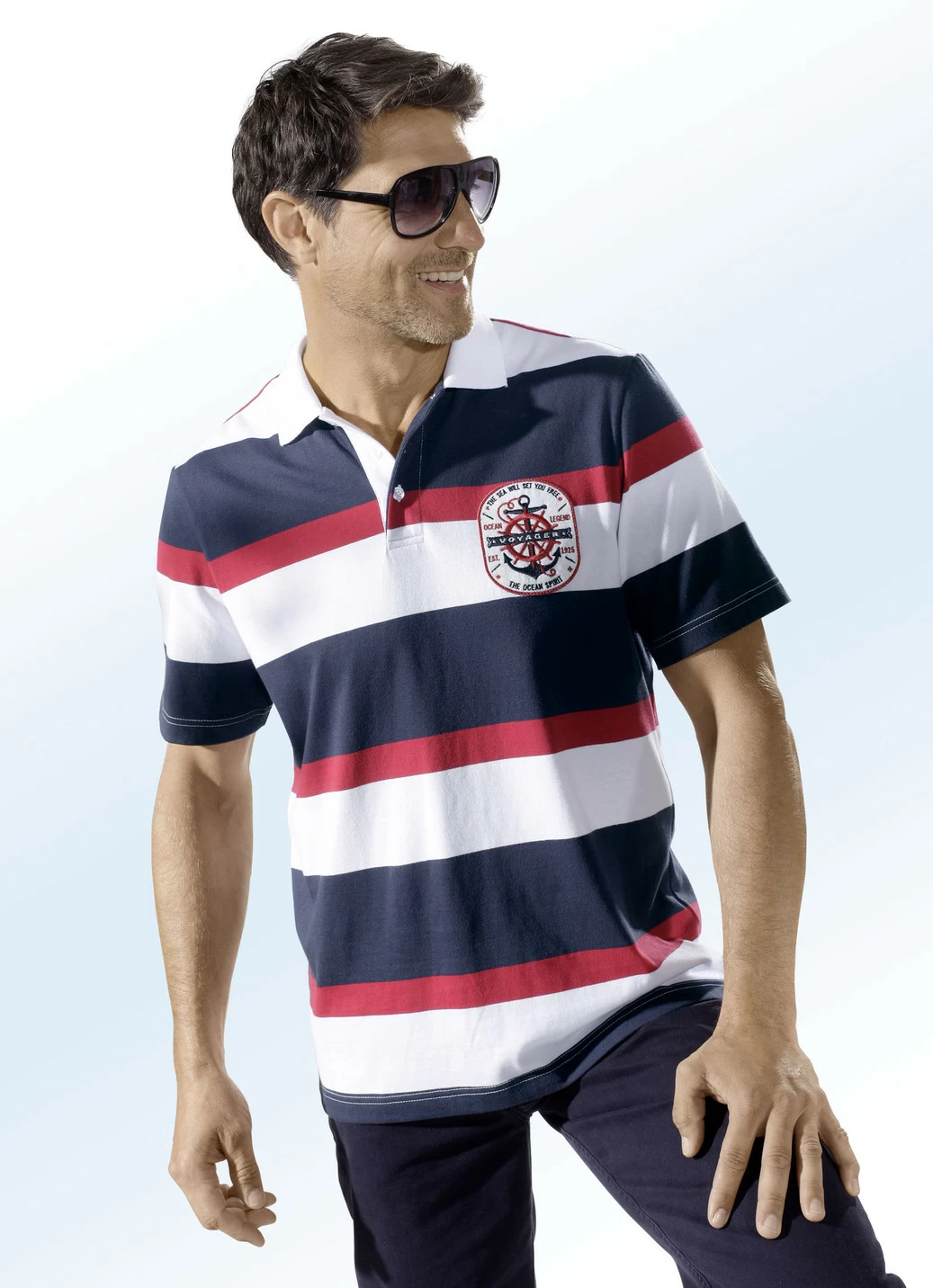 Fabelhaftes Poloshirt mit kurzer Knopfleiste