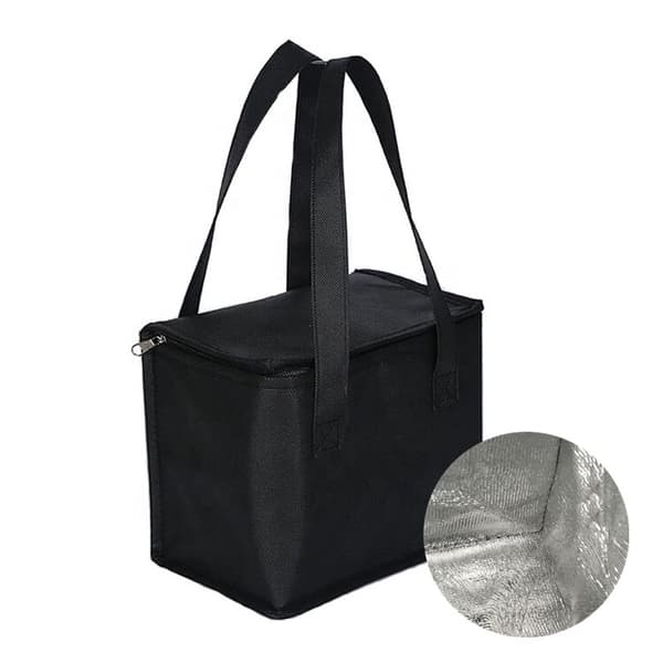 INF Kjølebag svart  S 21 cm x 14 cm x 17 cm