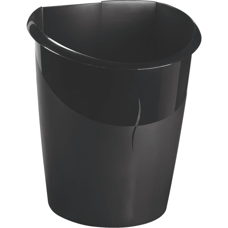 Corbeille à papier plastique Cep Ellypse Green Spirit couleur 15 L
