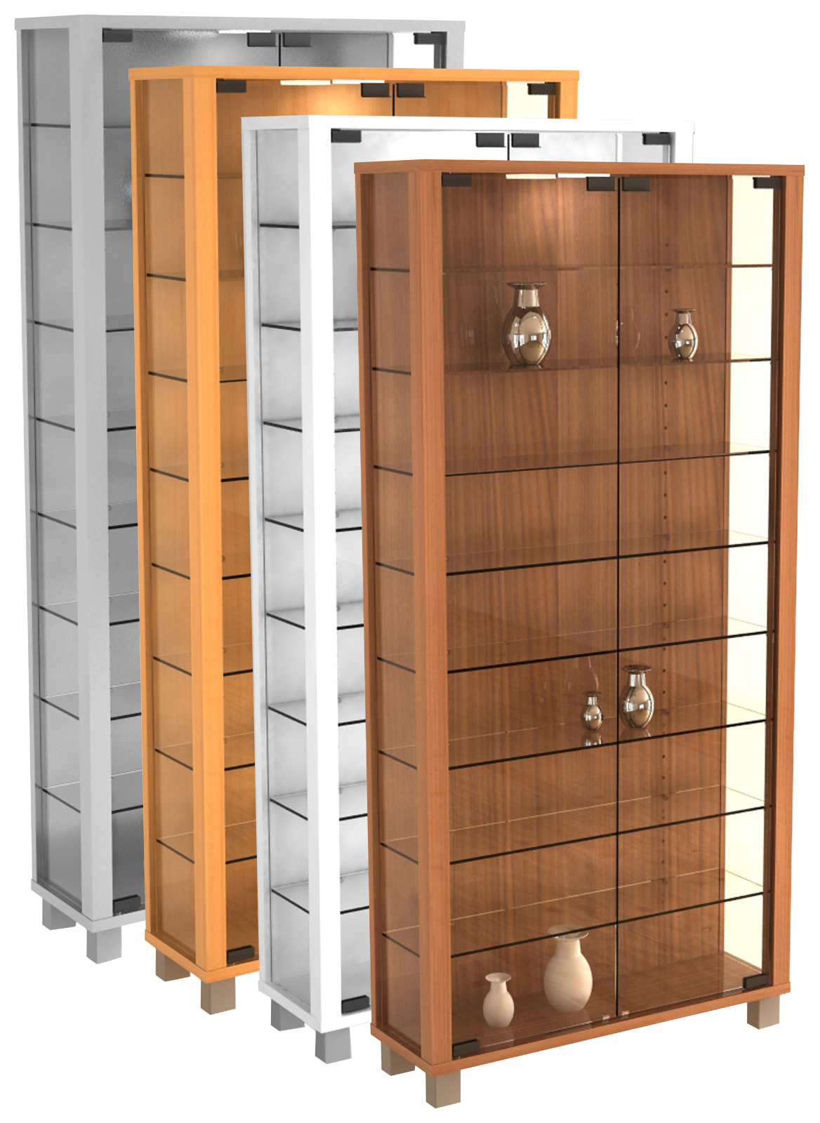Vitrine LUMO MAXI - Buche - 59 cm