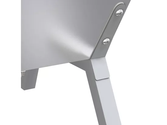 Ensemble de grille et de plateau automatique pour barbecue inox