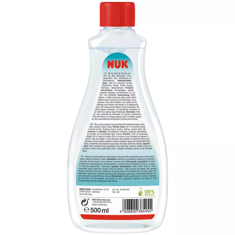 NUK Spülreiniger Nachfüllkonzentrat 500ml