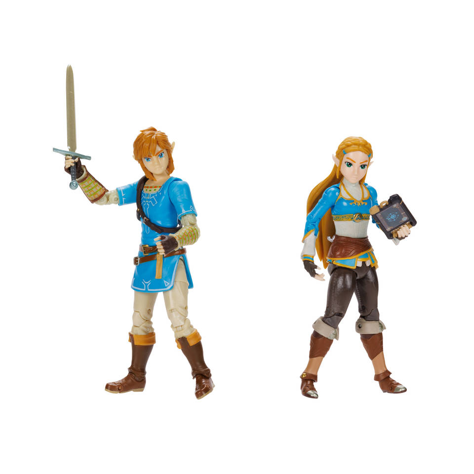 The Legend of Zelda speelfigurenset Link en Zelda