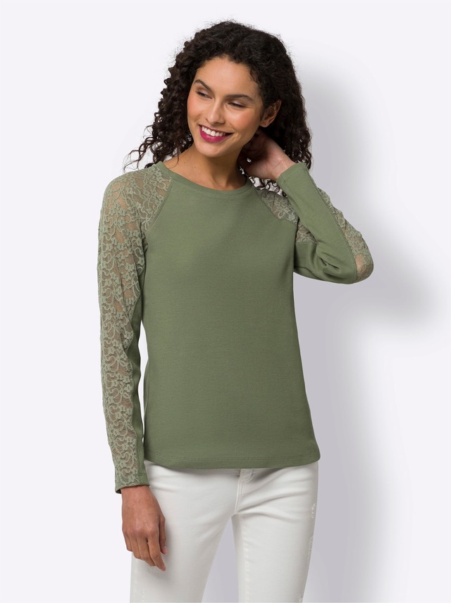 heine Spitzenshirt »Shirt«, 1 Stk.