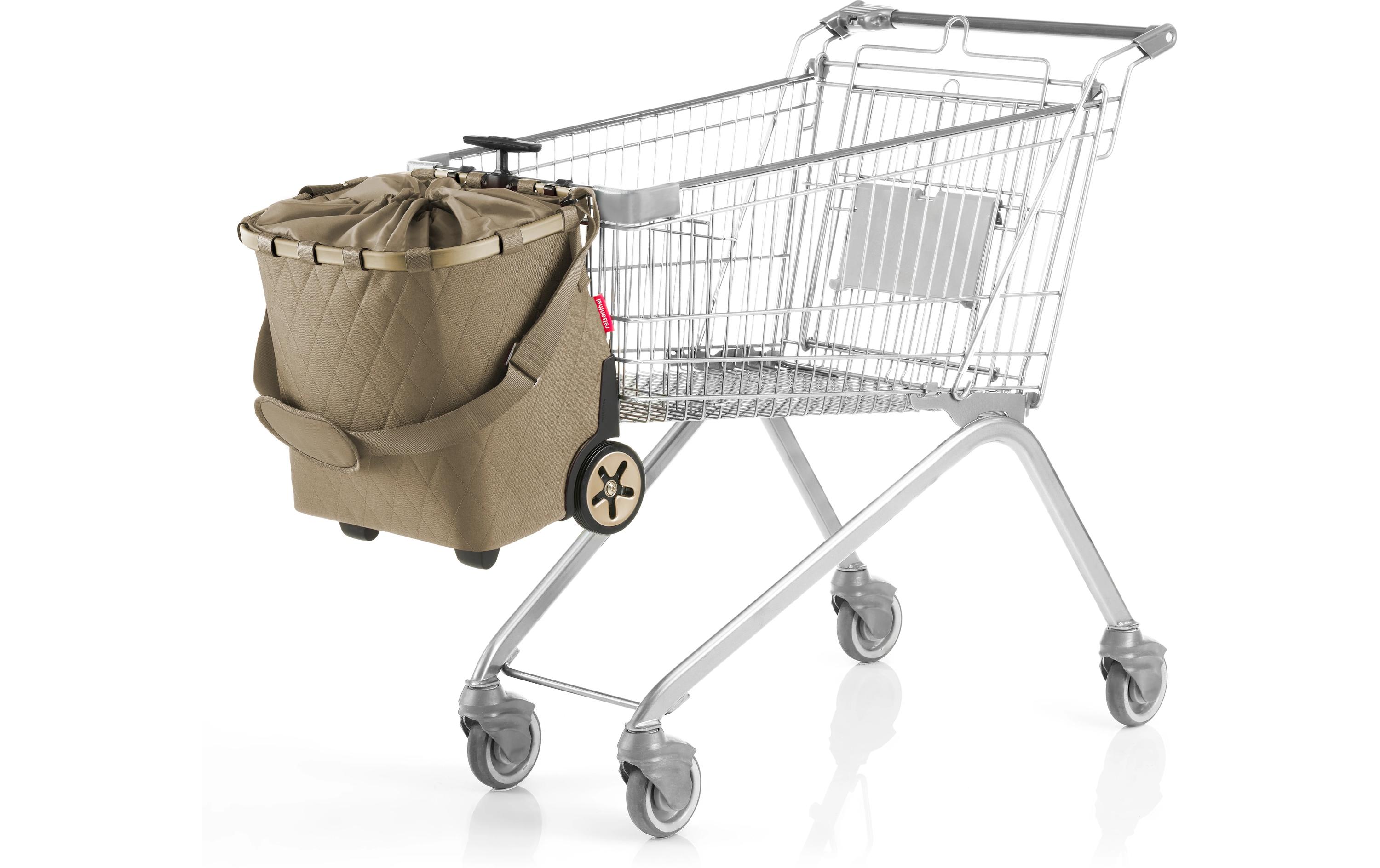 Einkaufstrolley Carrycruiser frame Rhombus olive<br>Einkaufstasche mit Kühlfunktion