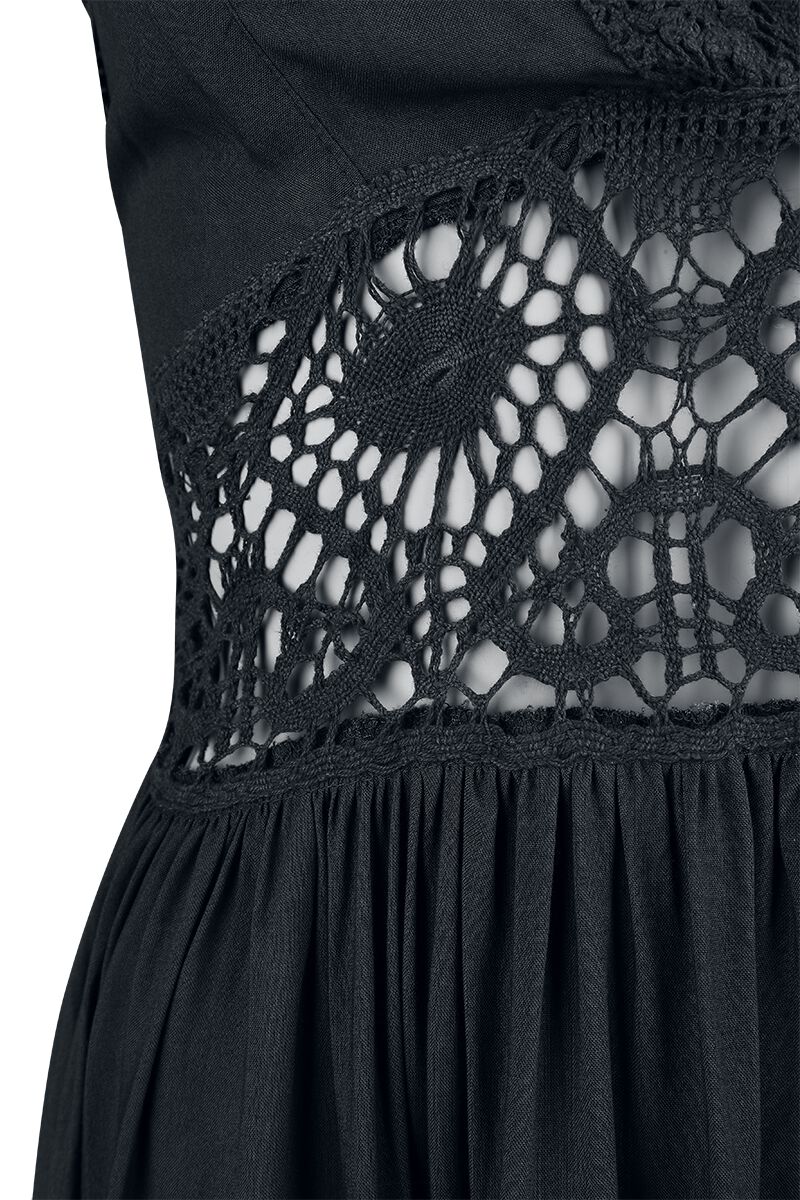 Robe Longue Avec Dentelle | Gothicana by EMP Robe longue