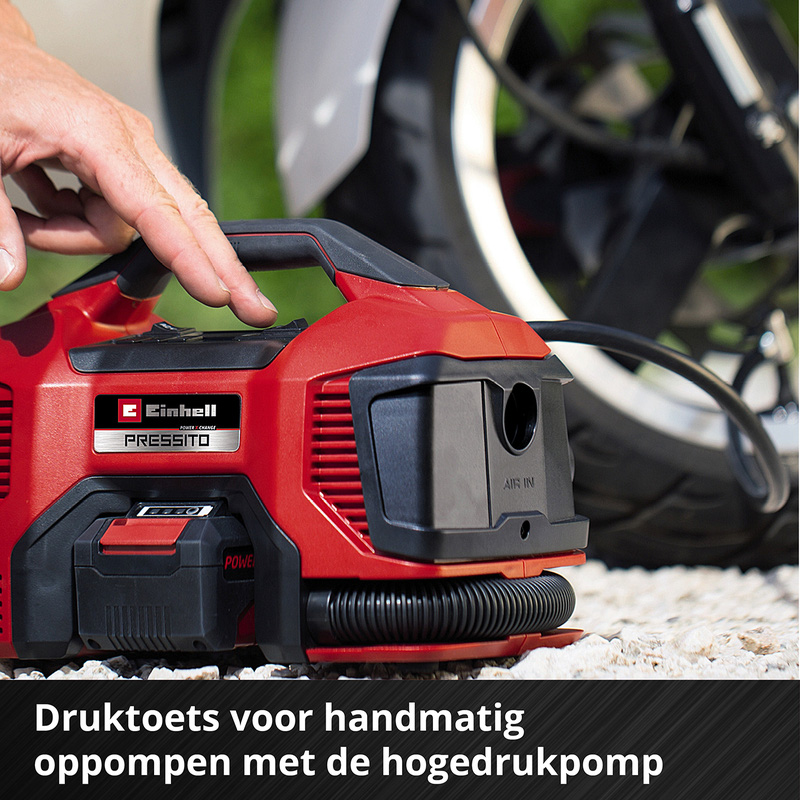 Einhell 18/21 Solo PRESSITO accu bandencompressor (body) 18V Li-ion
