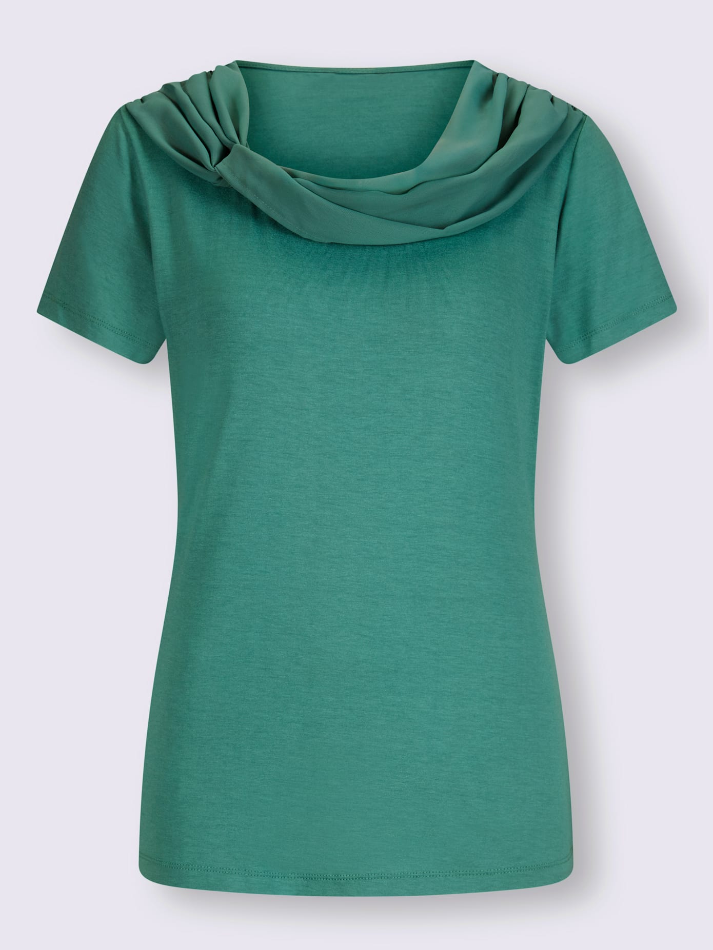 T-shirt à encolure ronde convient aux tenues professionnelles et de loisirs
