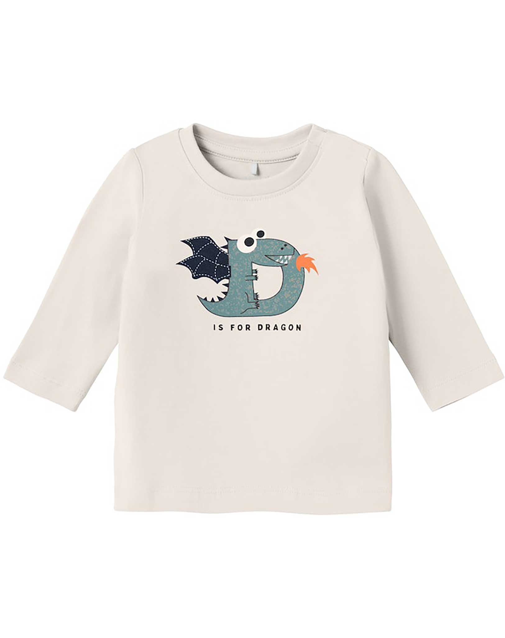 Langarmshirt NBMDICO DRAGON in jet stream
