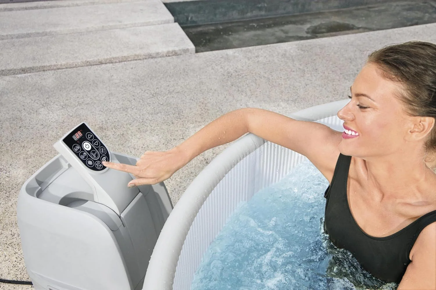 Spa gonflable rond BESTWAY Lay-Z-Spa® Miami Airjet™ 2 - 4 personnes