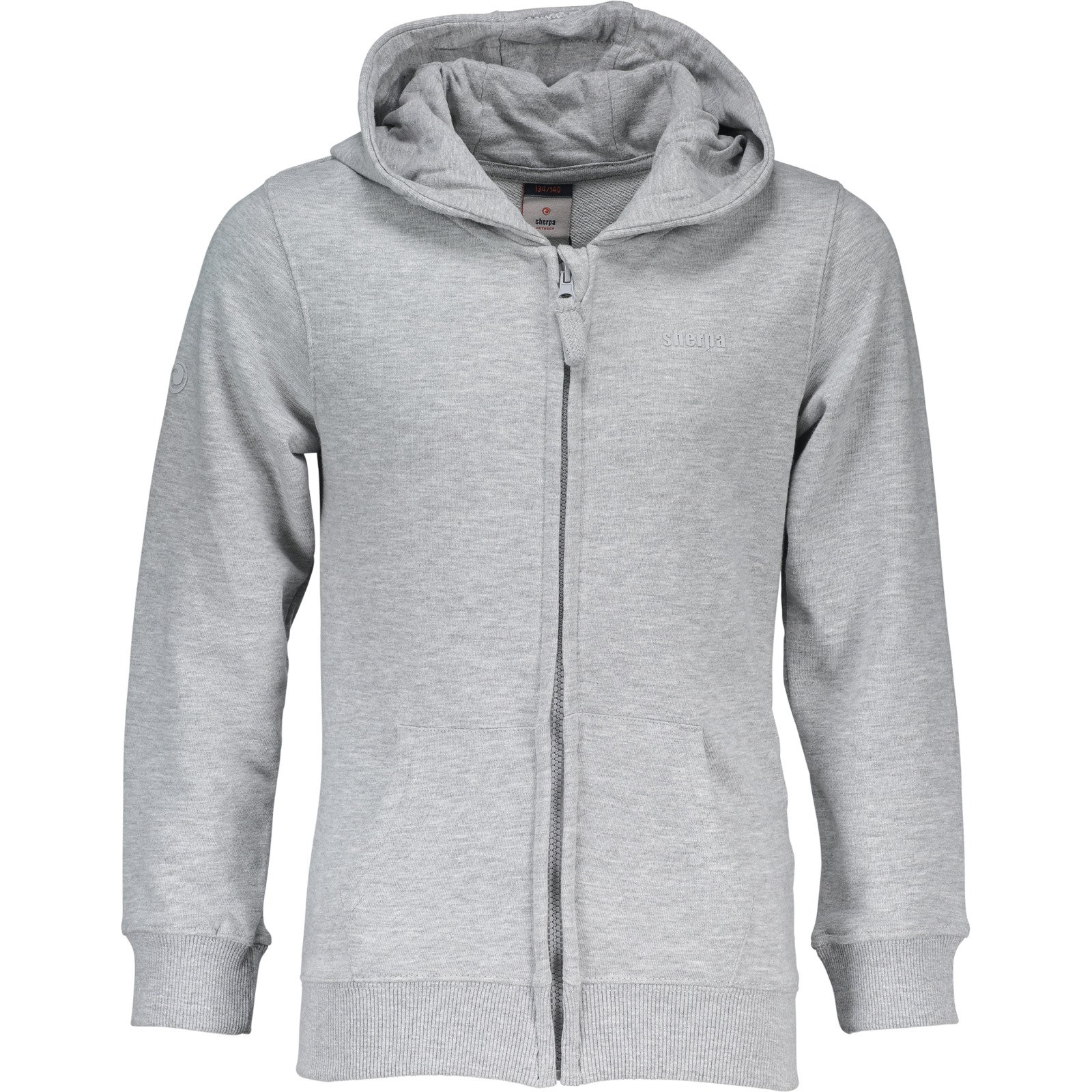 Sherpa Kinder-Sweatjacke Bhanu grau