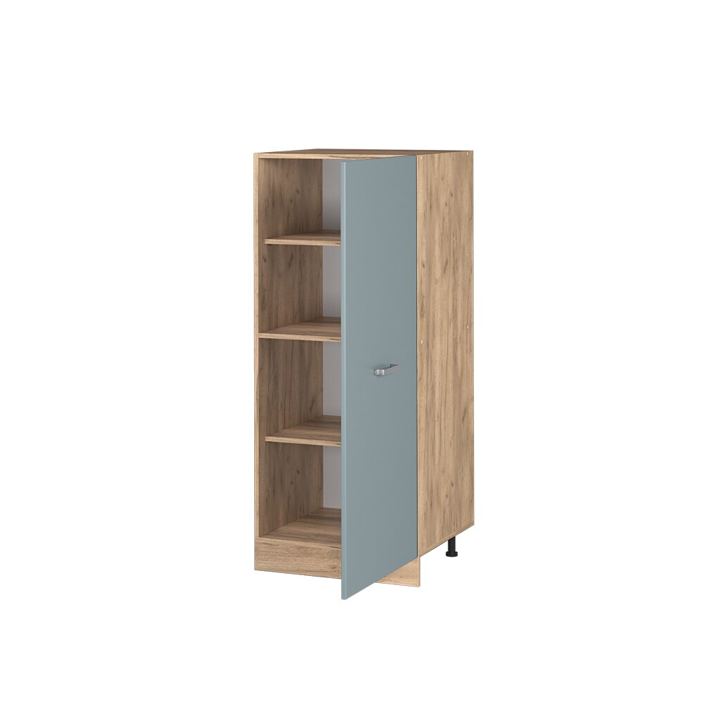 Vicco Vorratsschrank Küchenschrank R-Line Solid Eiche Blau Grau 60 cm modern große Tür