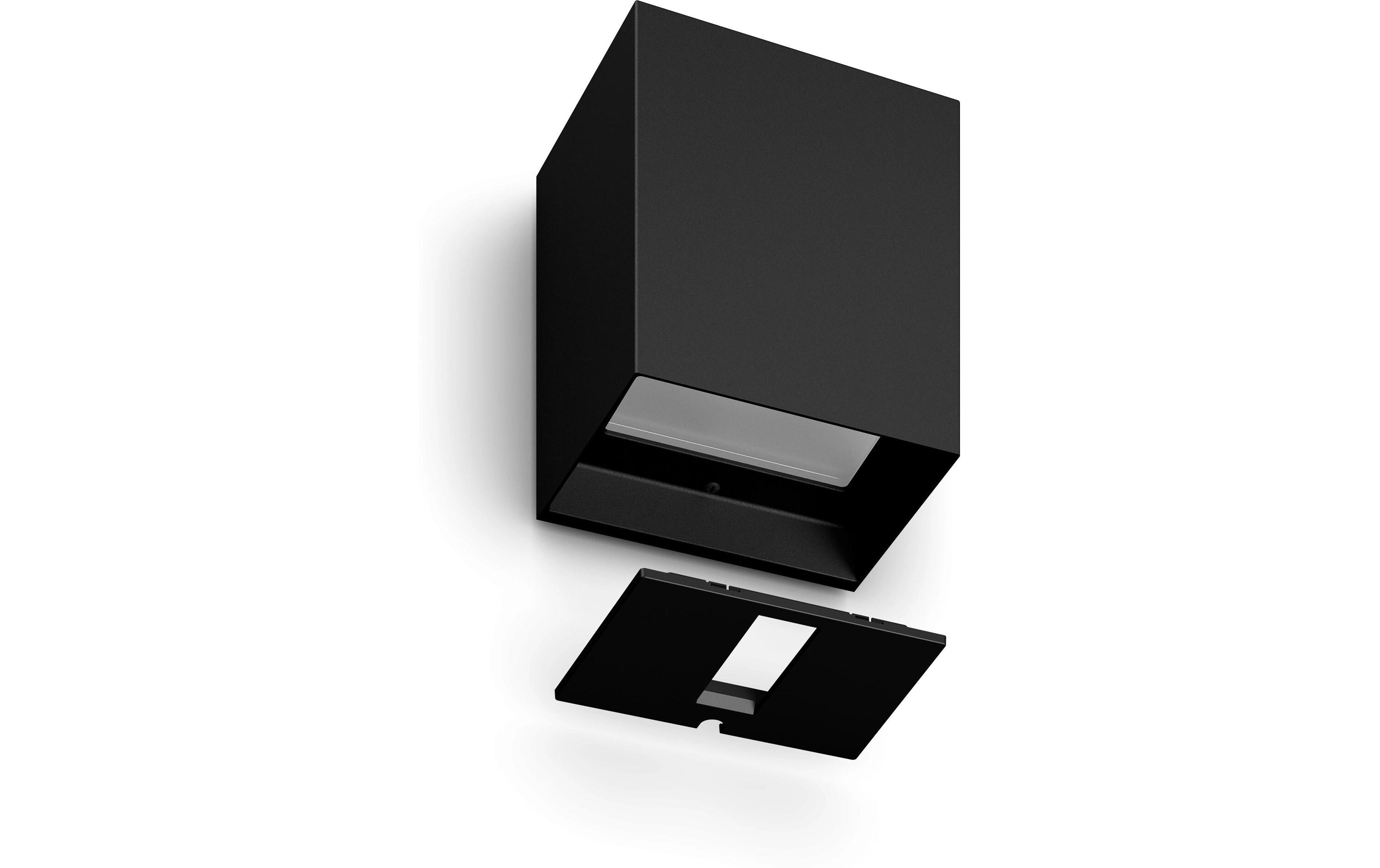 White & Color Ambiance Outdoor Resonate Wandl. Schwarz<br>Smarte Deckenleuchte