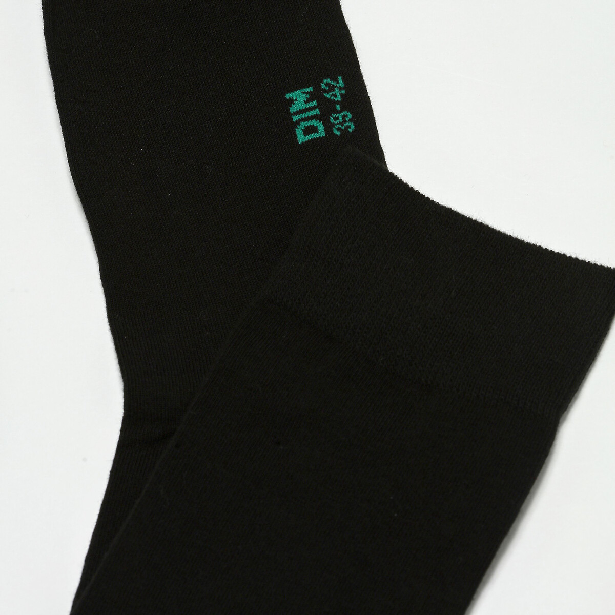 DIM<br>Conjunto de 2 pares de meias de algodão de boa qualidade