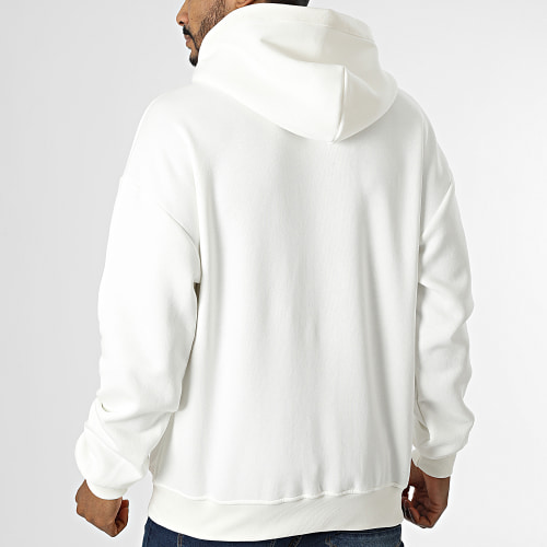 Sweat Zippé Capuche Beige Clair