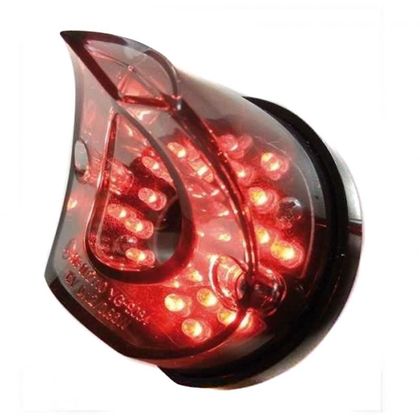 Feux arrière Brazoline Round à led Universel - Noir