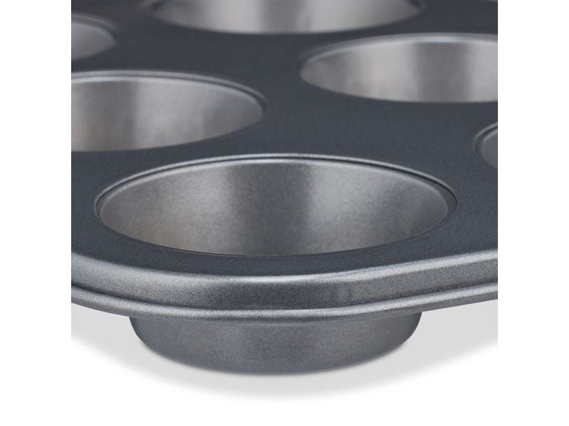 relaxdays Muffin Backform 2 x 12 Mulden Hitzebeständige Cupcake-Formen