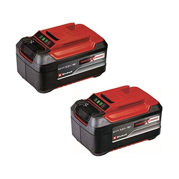 Einhell Twinpack 2xbateria 18v 5.2ah Pxc Plus Ref.4511526 - 4511526