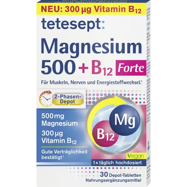 Magnesium 500 + B12 Forte