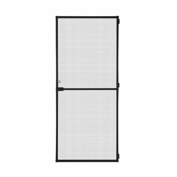 Fluegardin Schellenberg Dører Med ramme Fiberglass Svart Aluminium (100 x 210 cm)