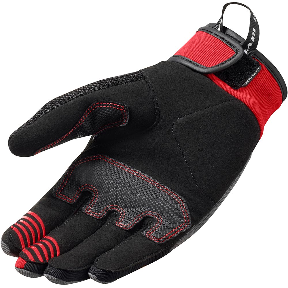 Rev'it - Gants femme Endo Ladies Gris / Rouge
