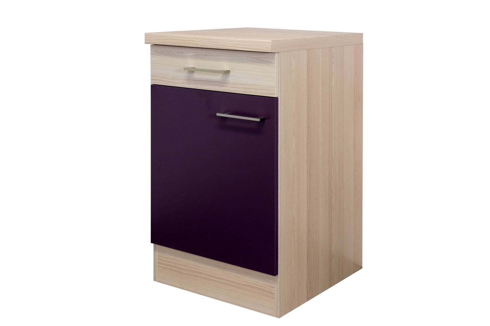 Anrichte FOCUS - Akazie - Aubergine - 50 cm