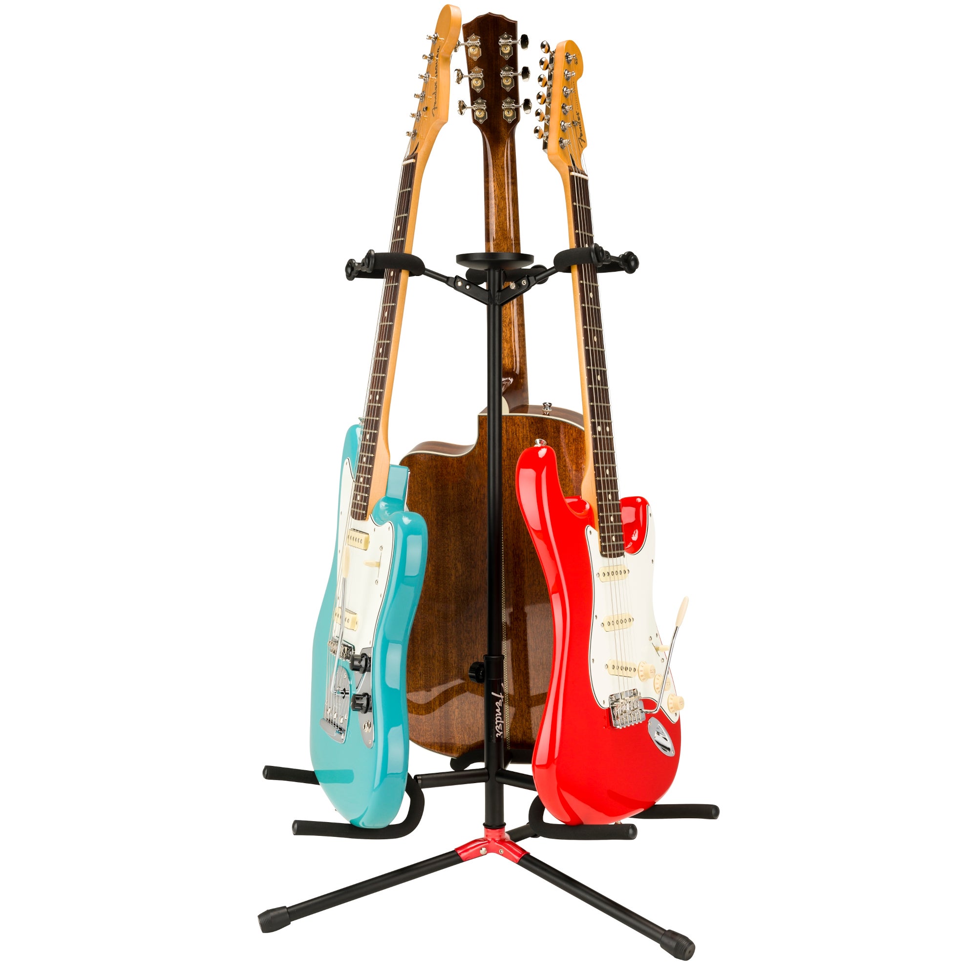 Fender Adjustable Triple Cradle Guitar Stand statief voor drie gitaren
