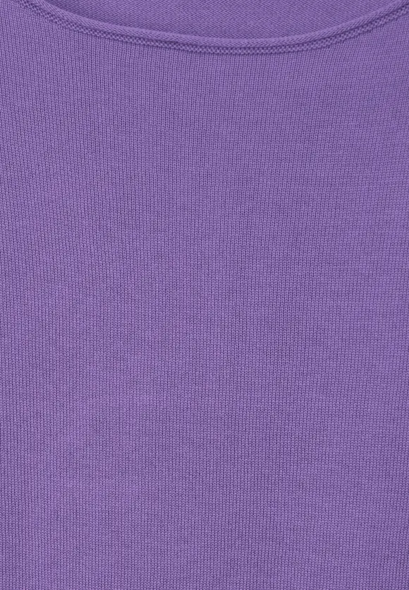 Basic Feinstrickpullover - lupine lilac
