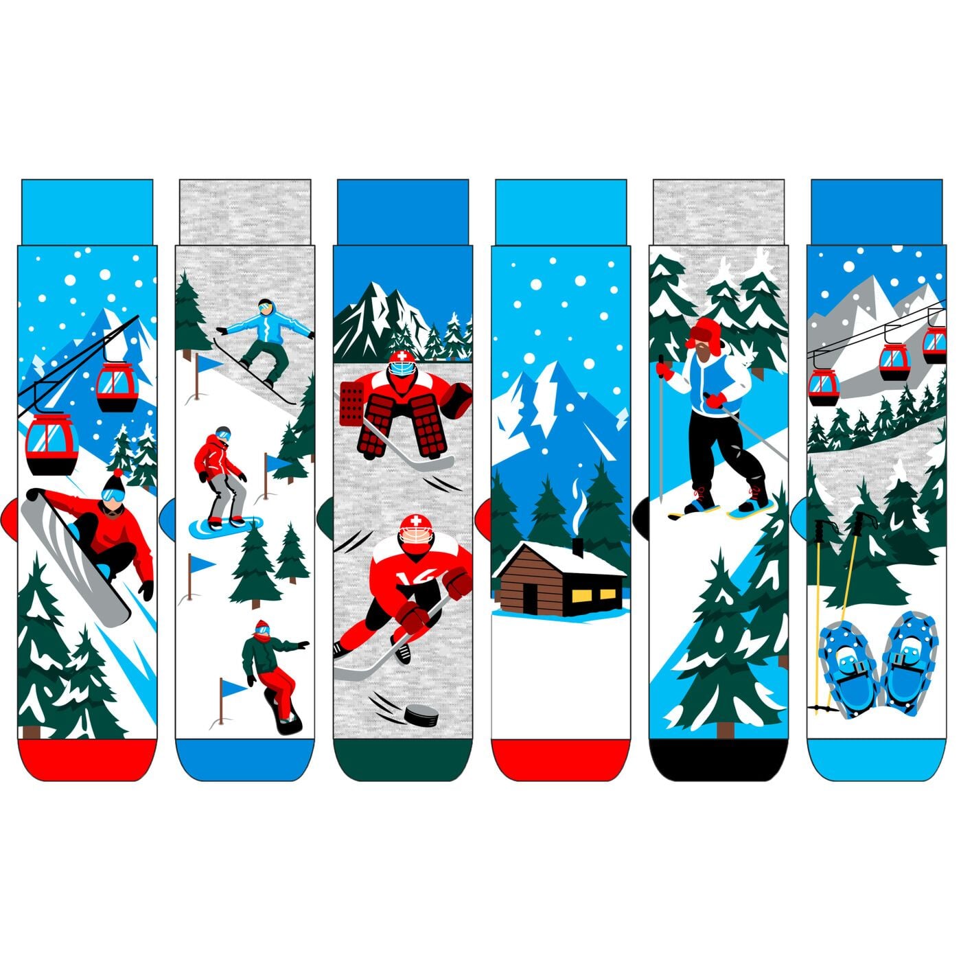 OddsocksHerren-Socken-Set «Winter»