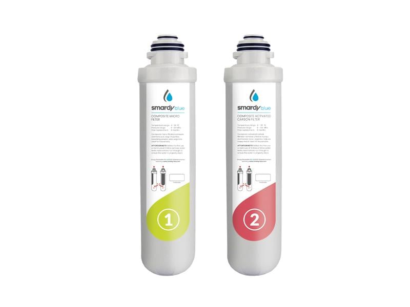 smardy blue Kartusche Service-Set 1 für Wasserbar tata Filterset für Wasserbar tata