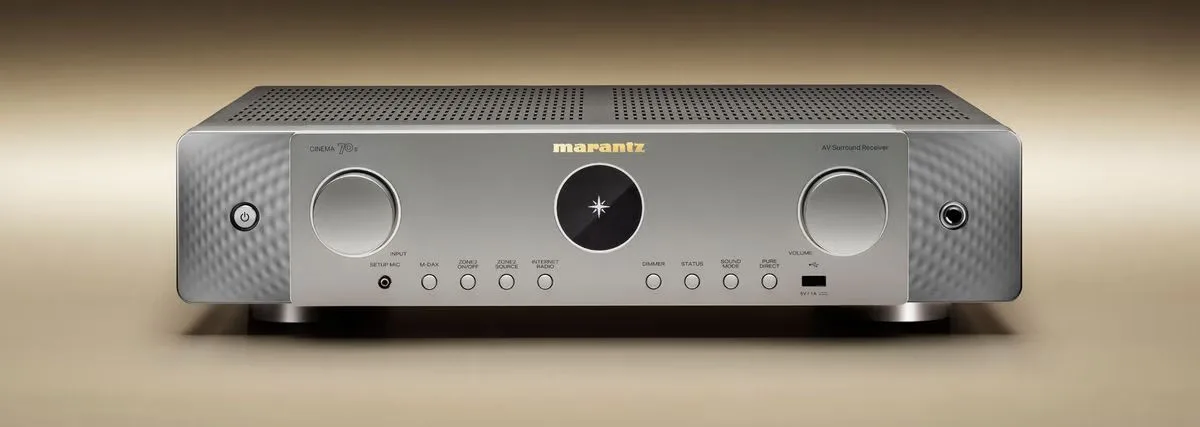 Marantz Cinema 70S Silver Gold   Monitor Audio Bronze 200 HCM 5.0 Noir Chaînes Grand Spectacle