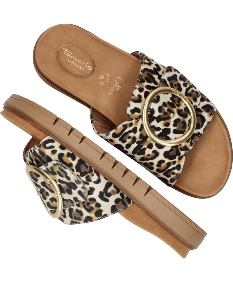 Tamaris Comfort Slippers Bruin Dames