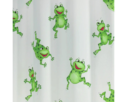 Spirella douchegordijn Frogtime groen 180 x 200 cm