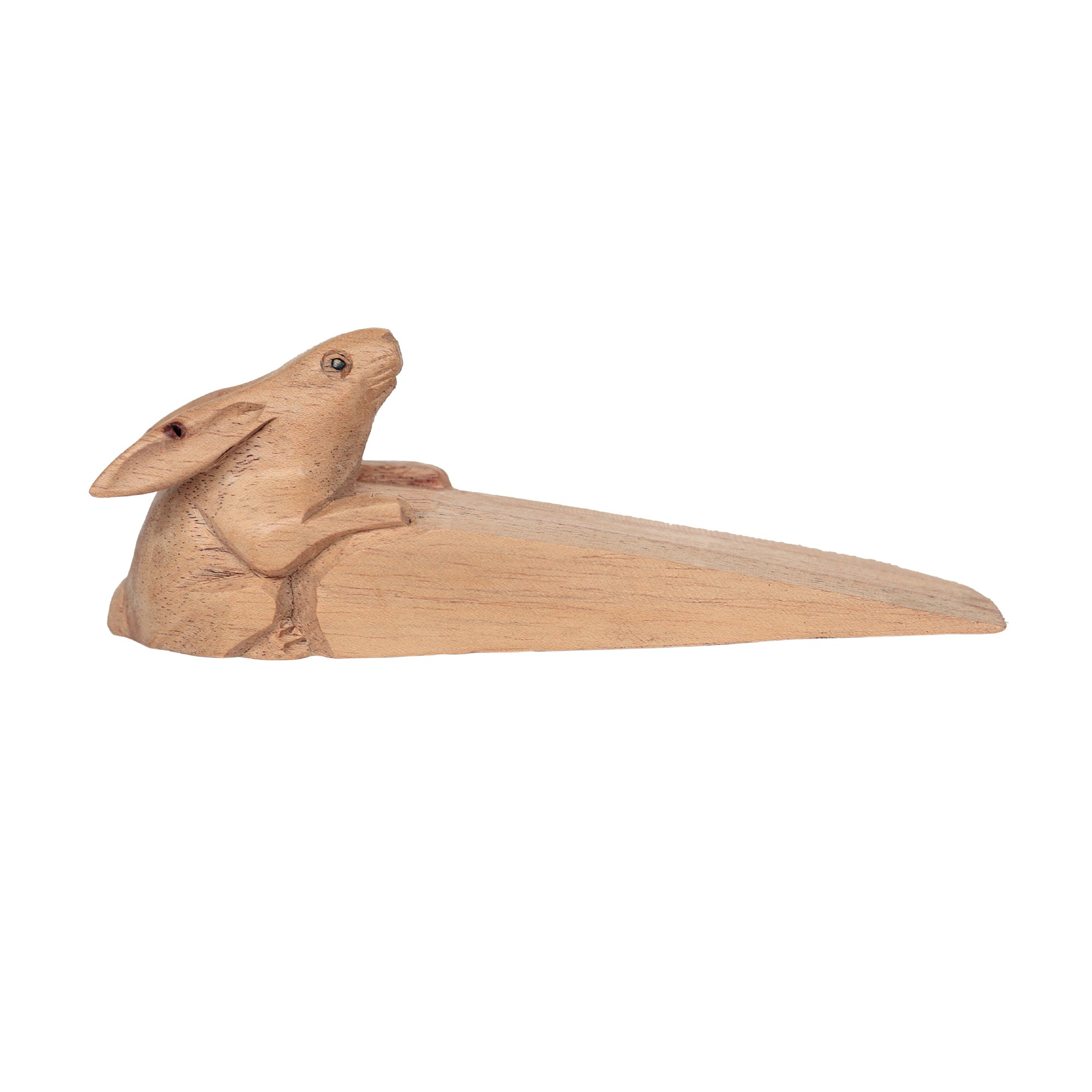 Türstopper 'Maus Hase Ente' aus Albesiaholz, L 17 cm, B 4 cm, H 6 cm günstig bestellen