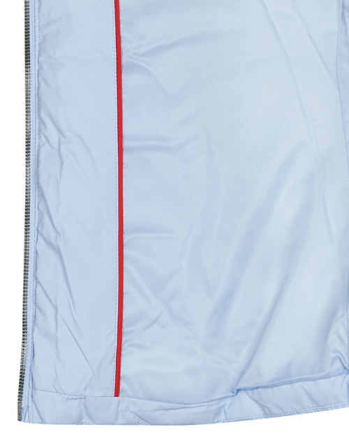 Tommy Jeans - TJW BASIC HOODED DOWN JACKET - Bleu ciel