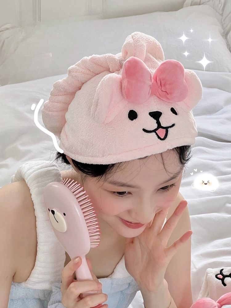 Yunikon - Bow Animal Sneldrogende Haarhanddoek